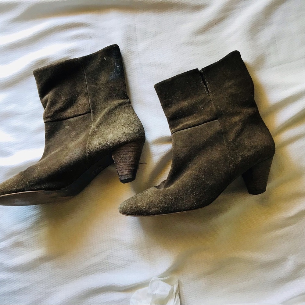 Free people Olive Suede Ankle‎ Boots - Picture 7 of 8